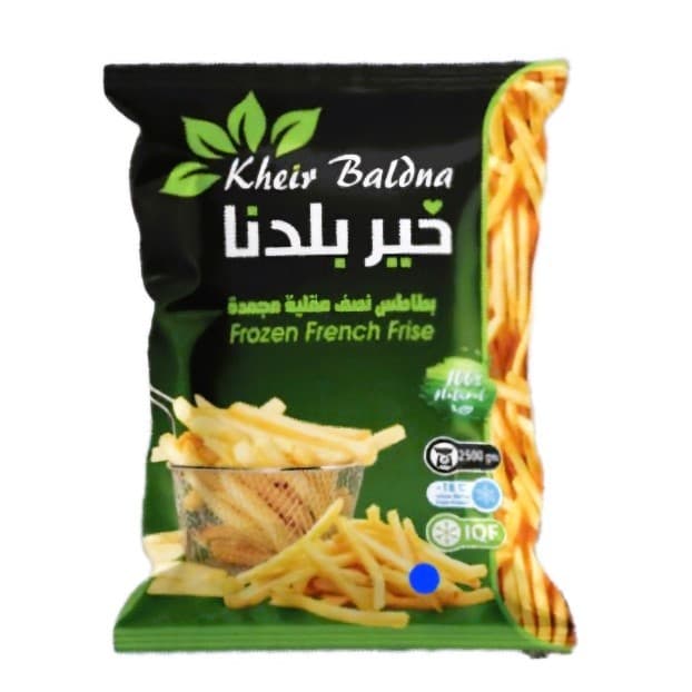 بطاطس نصف مقليه 1ك